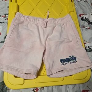 PLAYBOY Surf Shop Pink Drawstring Shorts